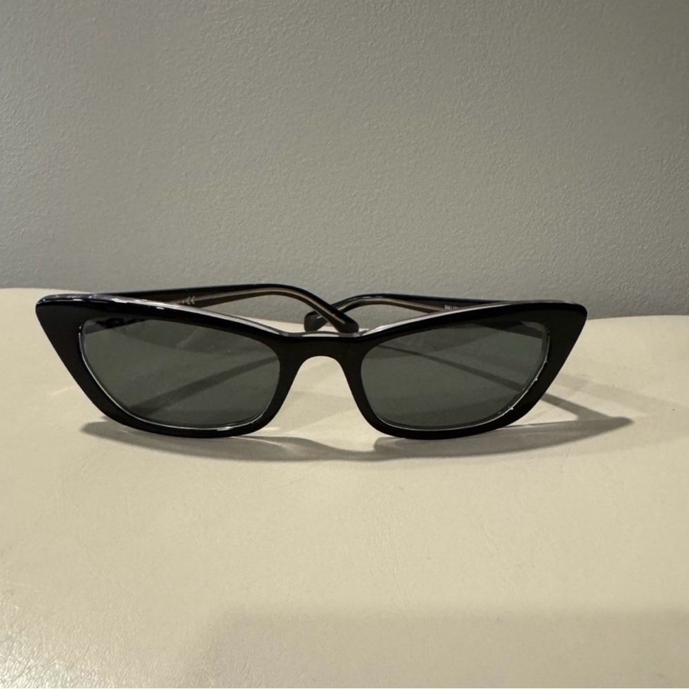 Miu Miu Black Cat-Eye Sunglasses